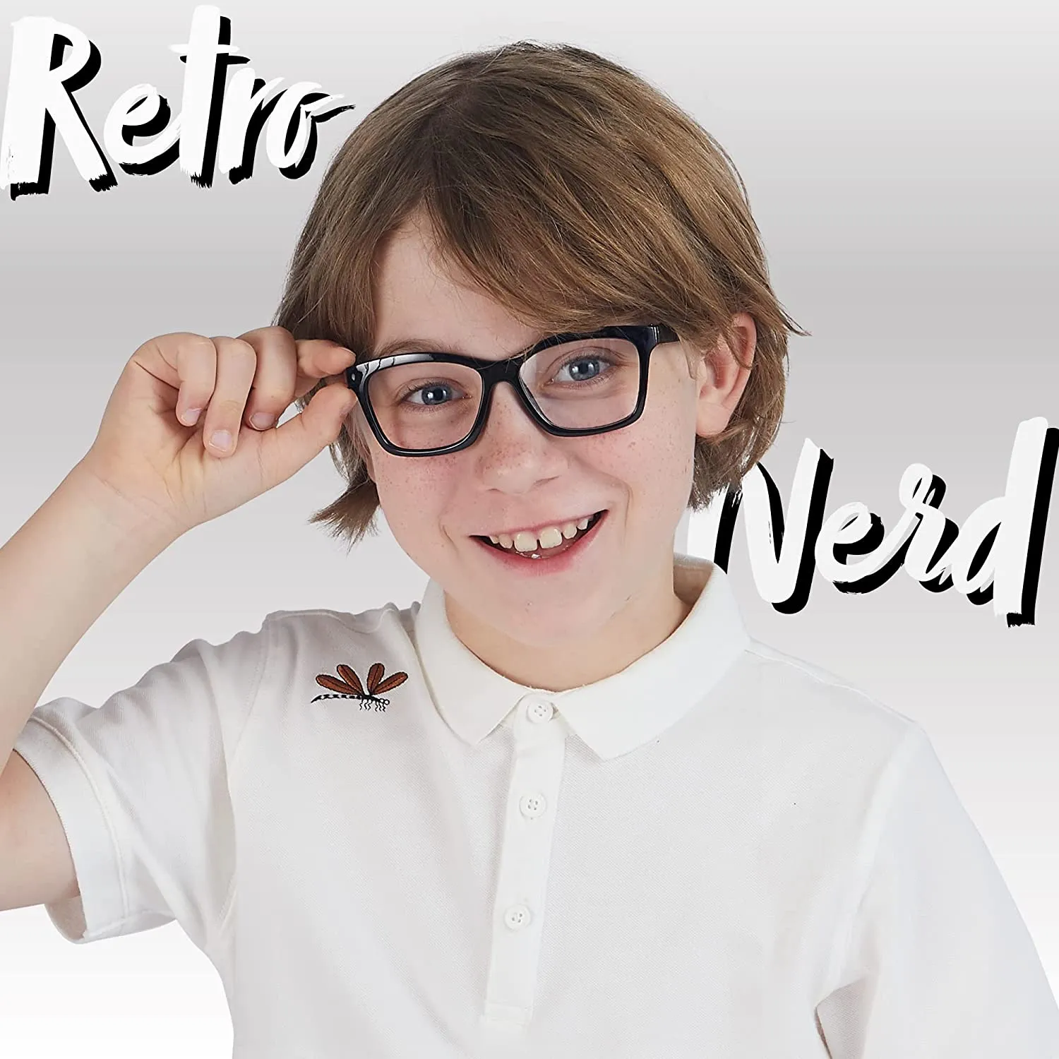 Halloween Retro Nerd Costume Glasses for Kids