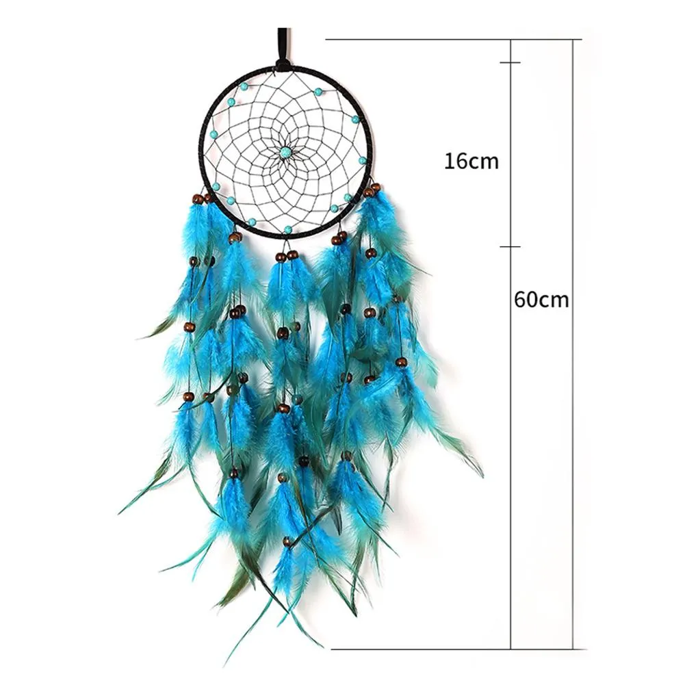 Handmade Beautiful Dream Light Blue Dreamcatcher