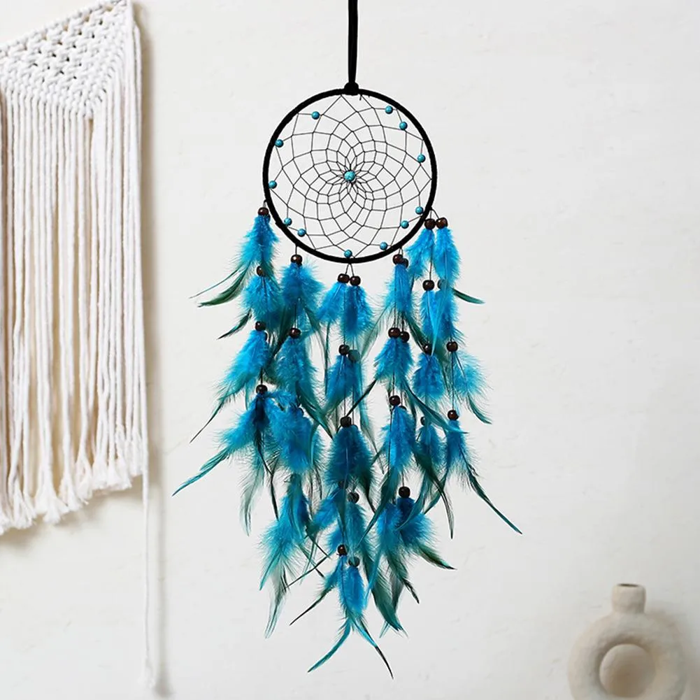 Handmade Beautiful Dream Light Blue Dreamcatcher