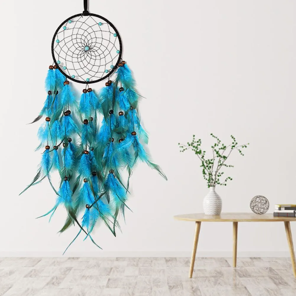 Handmade Beautiful Dream Light Blue Dreamcatcher