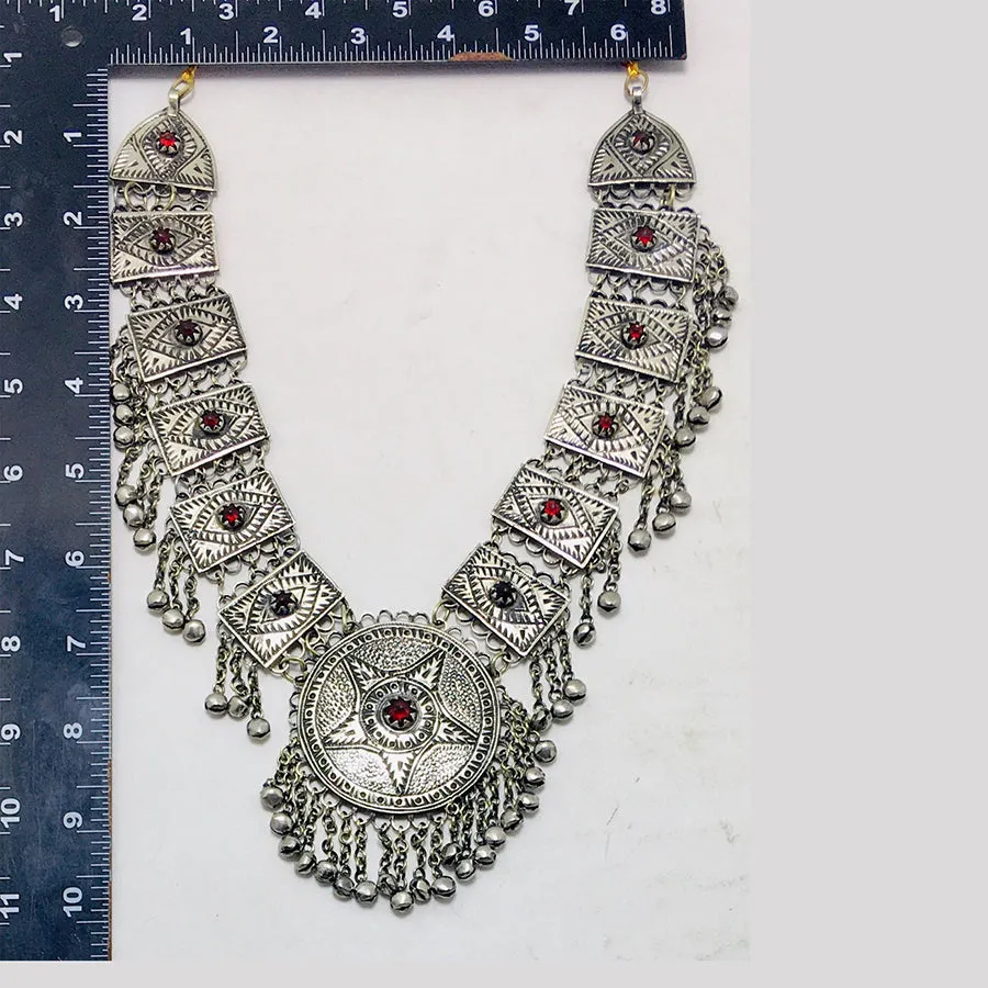 Handmade Big Kuchi Kashmiri Pendant Necklace