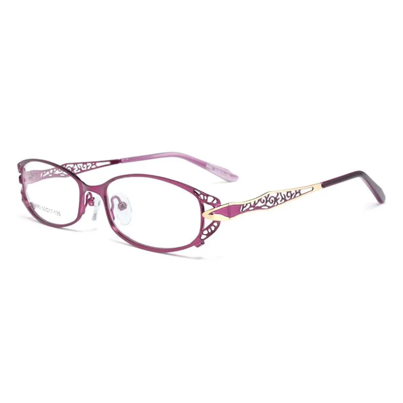 Hotochki Women's Full Rim Alloy Frame Reading Glasses 99003-8982