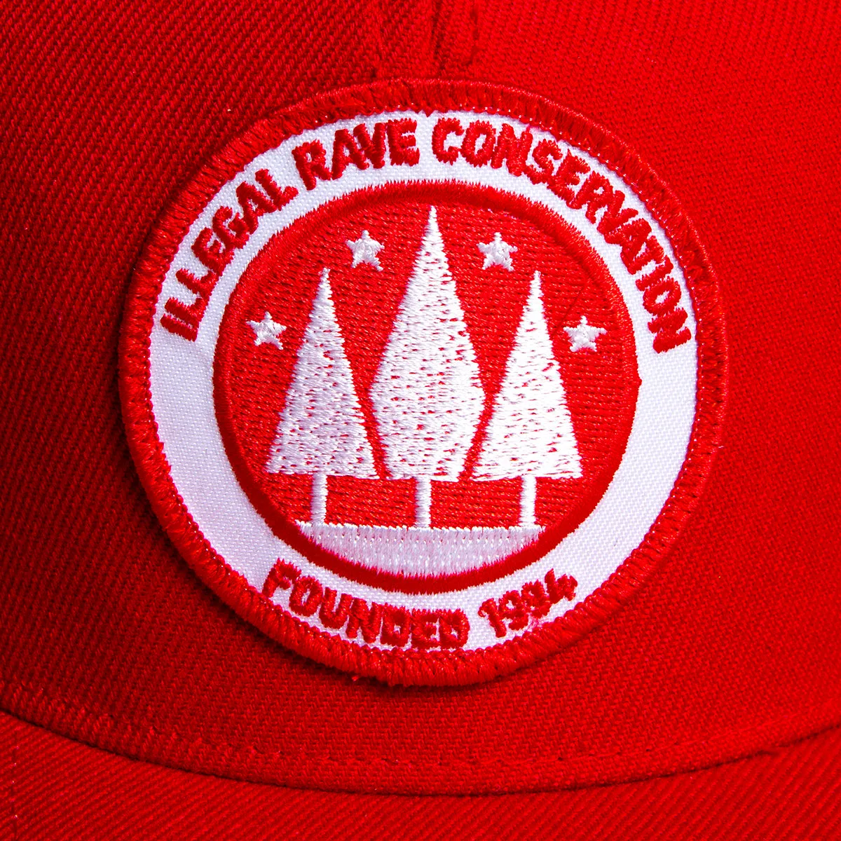 IIlegal Rave - Snapback - Full Red