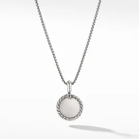 Initial Charm Necklace with Diamonds