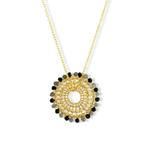 Kady Necklace Black & Grey