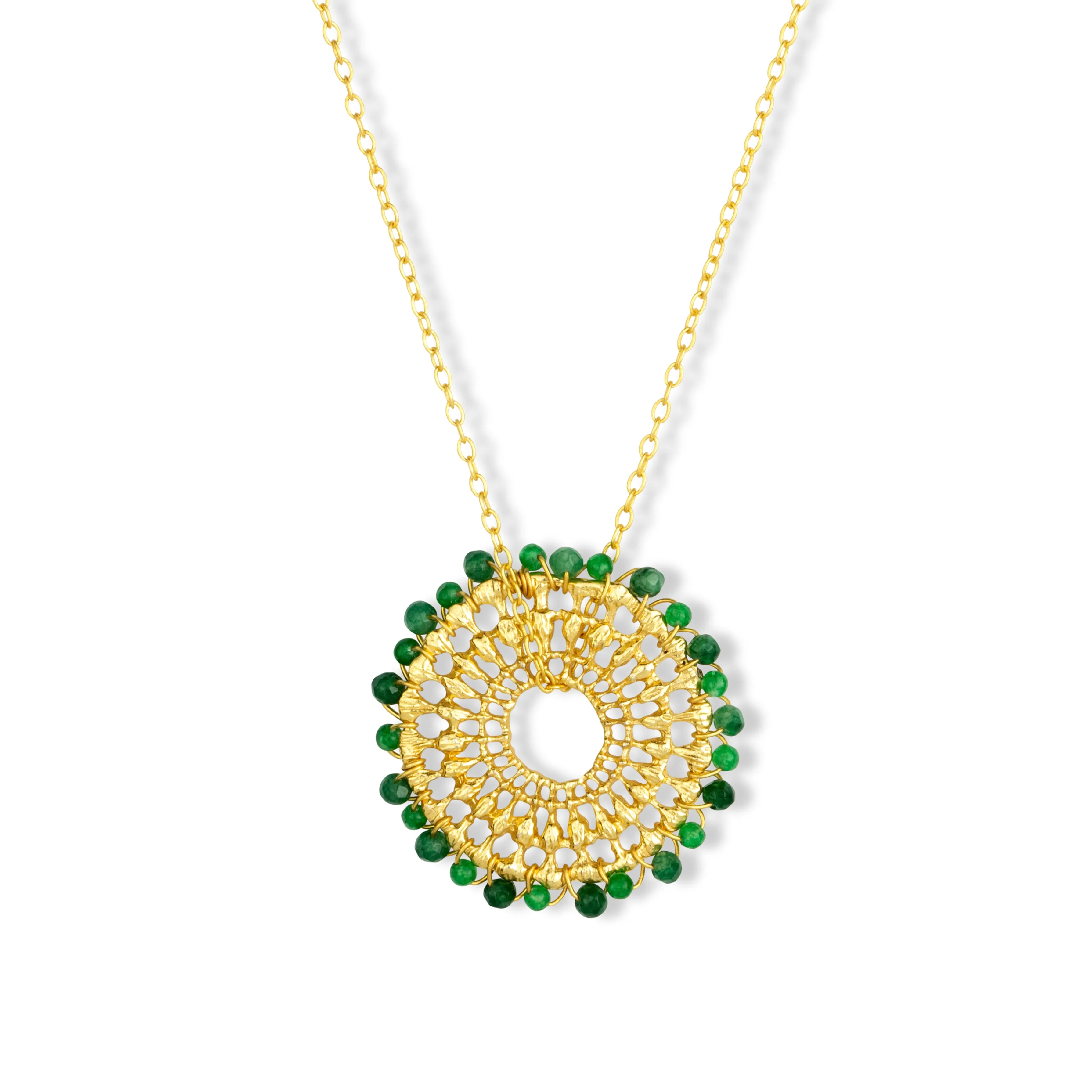 Kady Necklace Dark Green