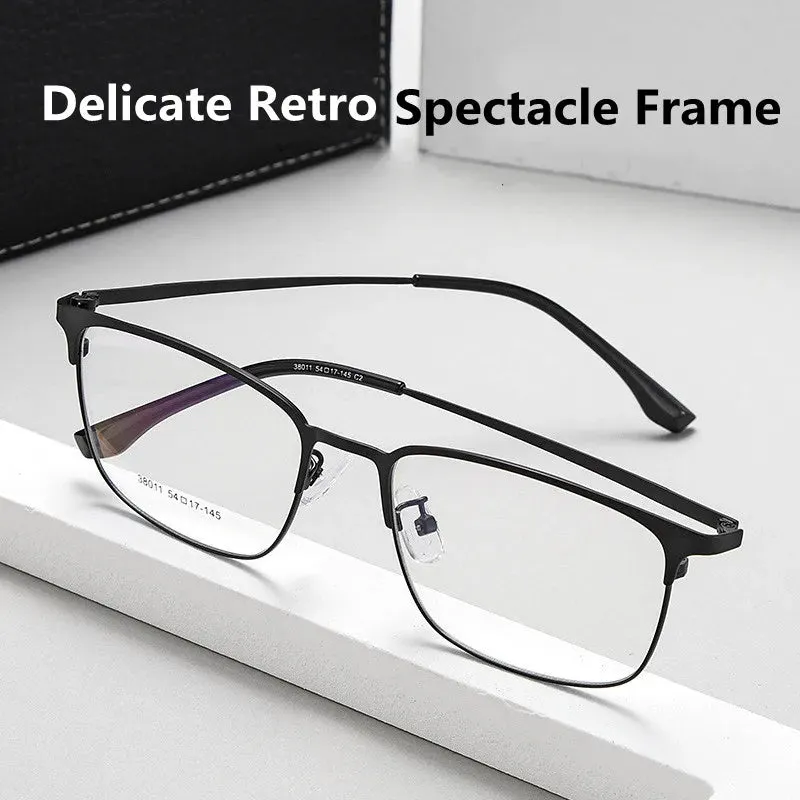 Kocolior Unisex Full Rim Square Alloy Hyperopic Reading Glasses 38011