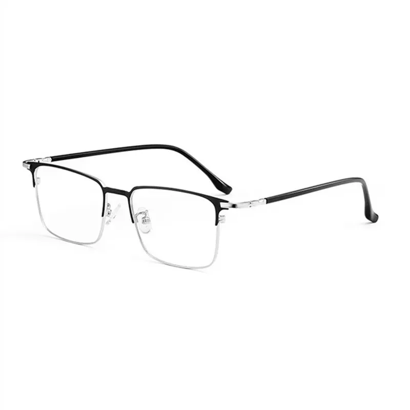 Kocolior Unisex Full Rim Square Alloy Hyperopic Reading Glasses 39143