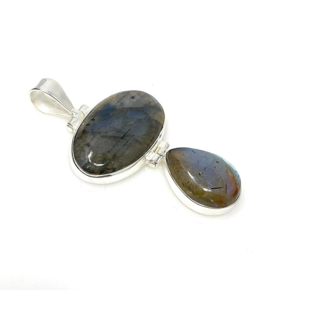 Labradorite Pendant, Gemstone Pendant, Gemstone Jewelry, Sterling