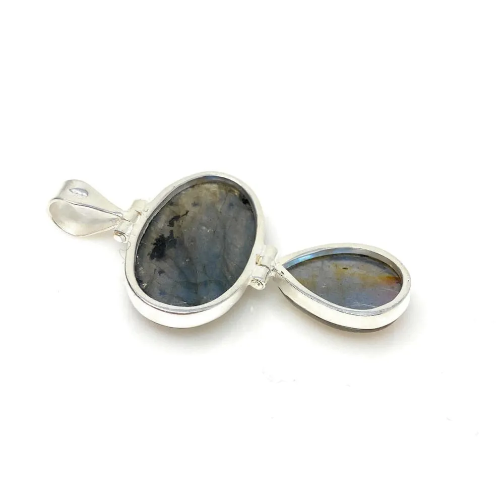 Labradorite Pendant, Gemstone Pendant, Gemstone Jewelry, Sterling