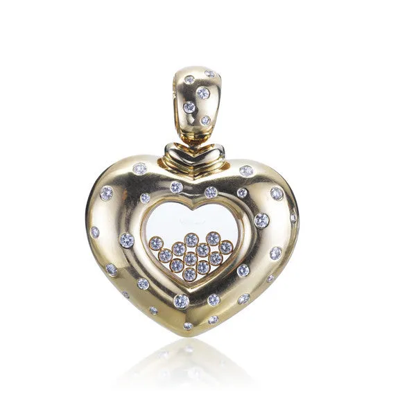 Large Heart Reversible Pendant