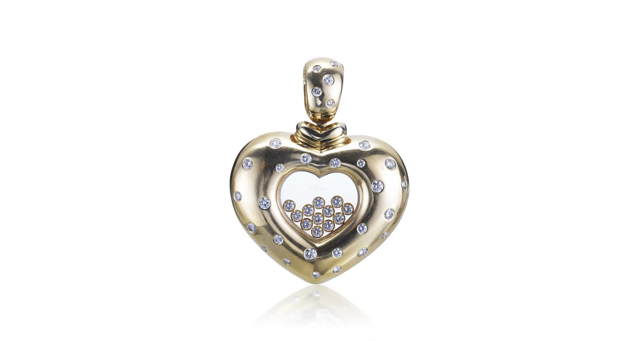 Large Heart Reversible Pendant