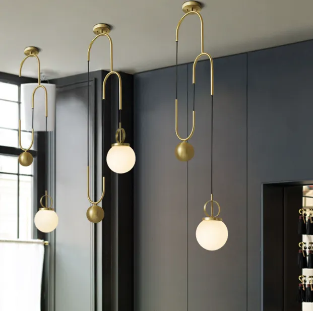 LED Post-Modern Adjustable Decorative Pendant Light