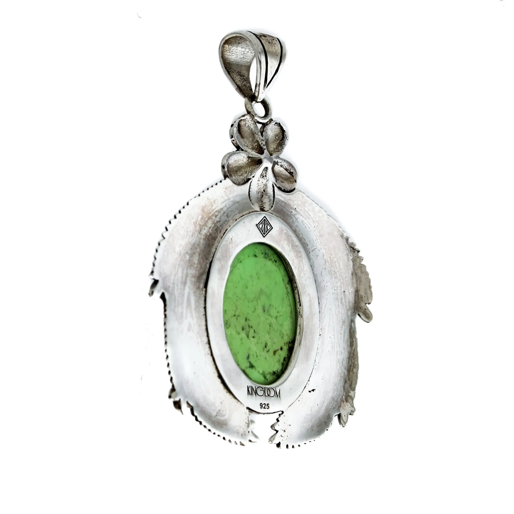 Lemon Chrysoprase "Kamayan" Pendant