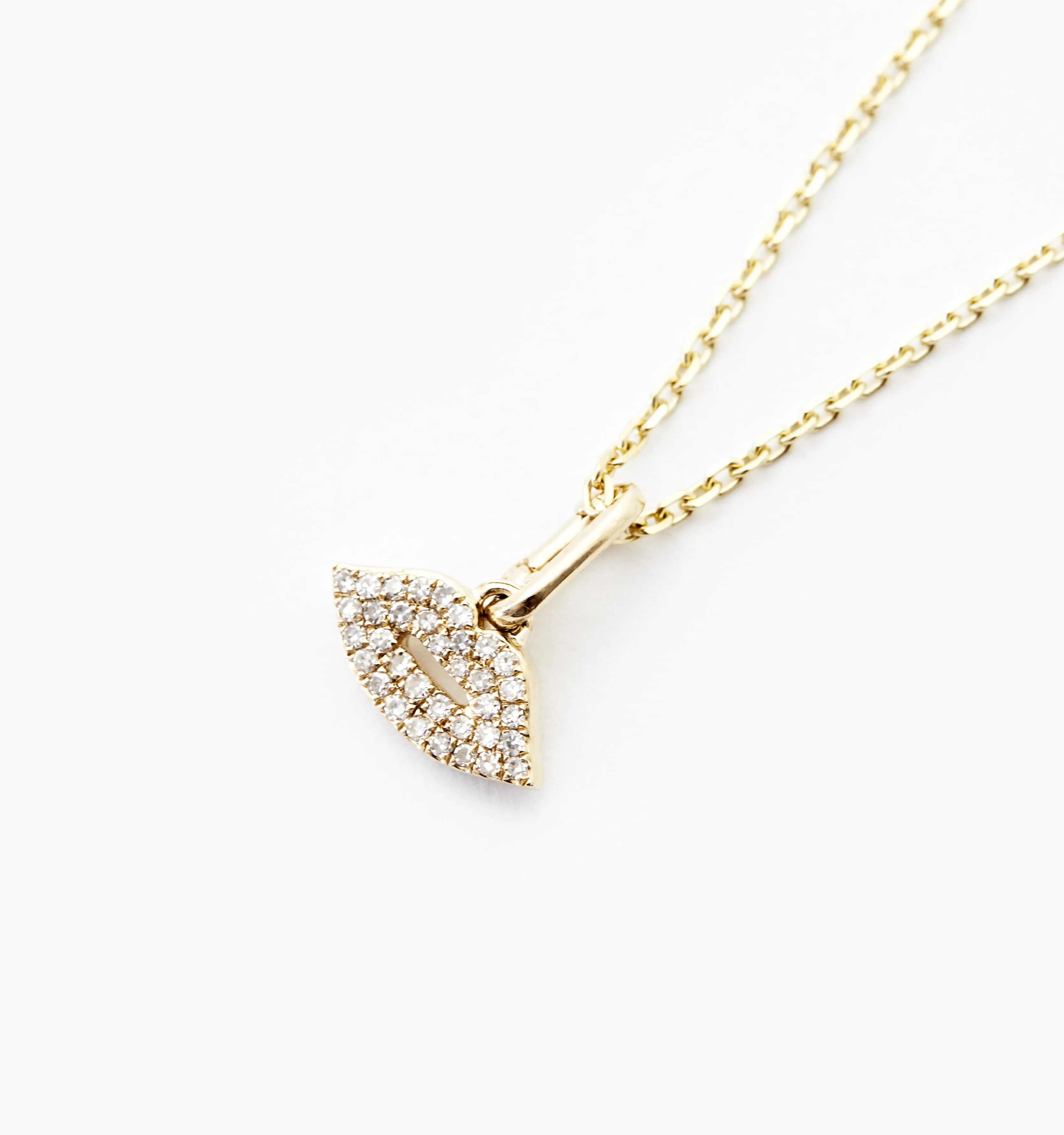 Lip Diamond Necklace