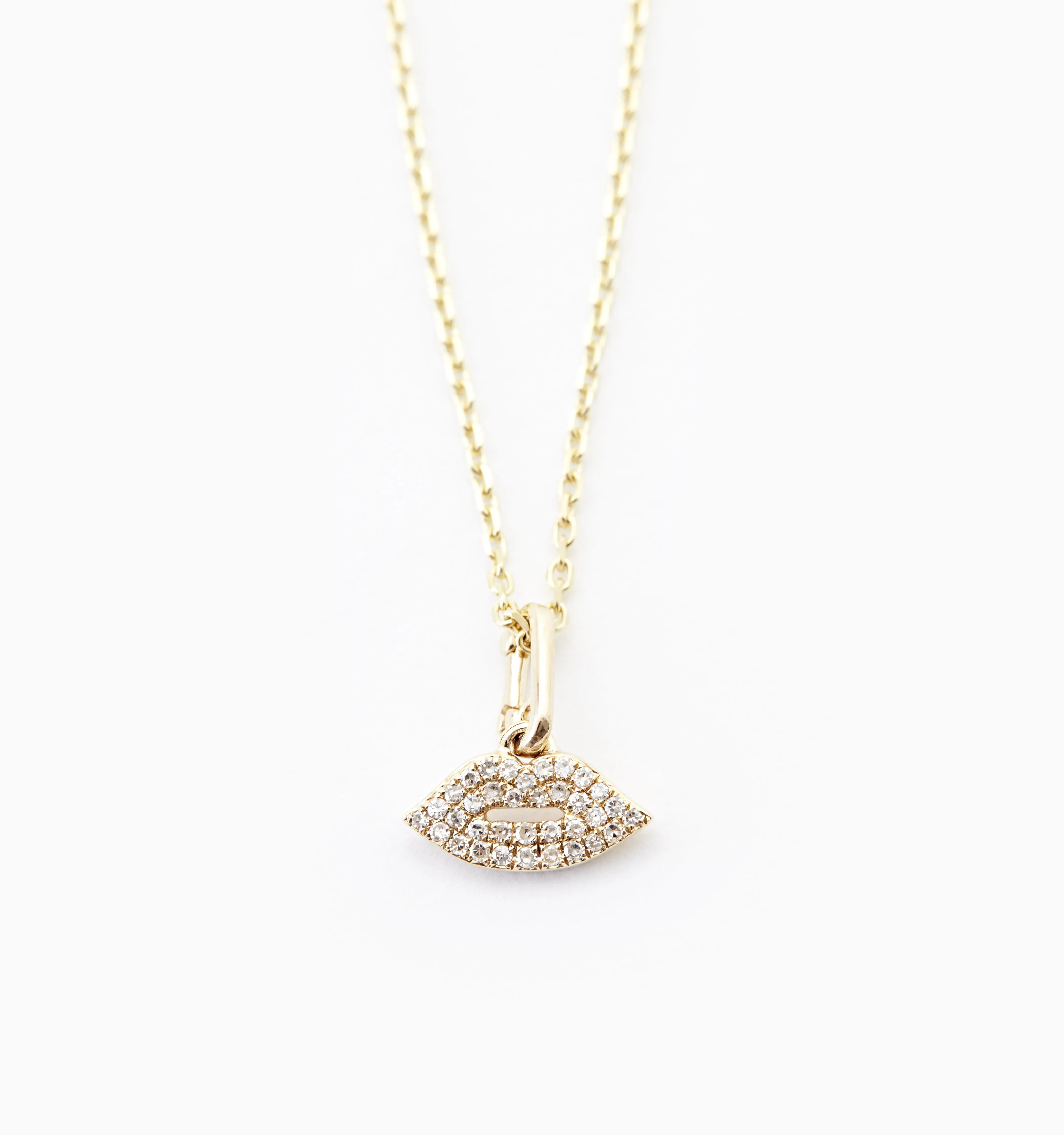 Lip Diamond Necklace