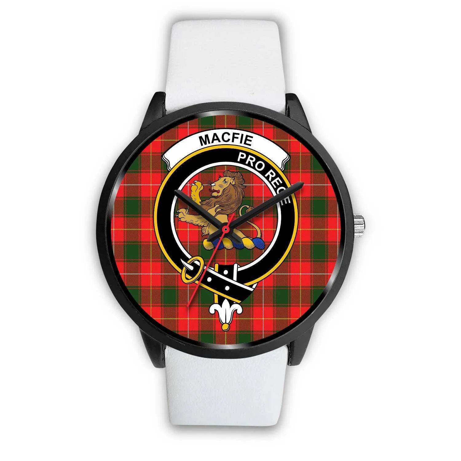 Macfie Clan Badge Tartan Black Watch