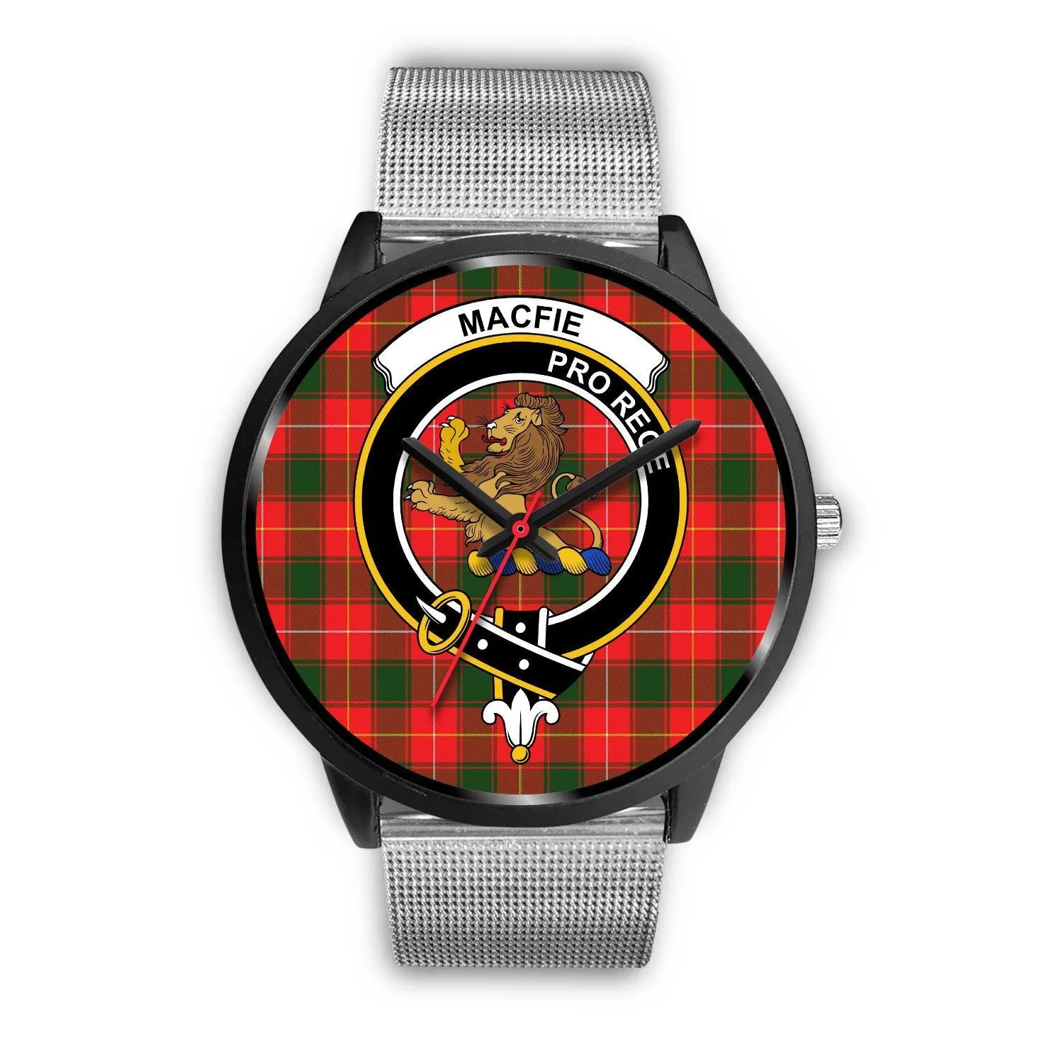 Macfie Clan Badge Tartan Black Watch