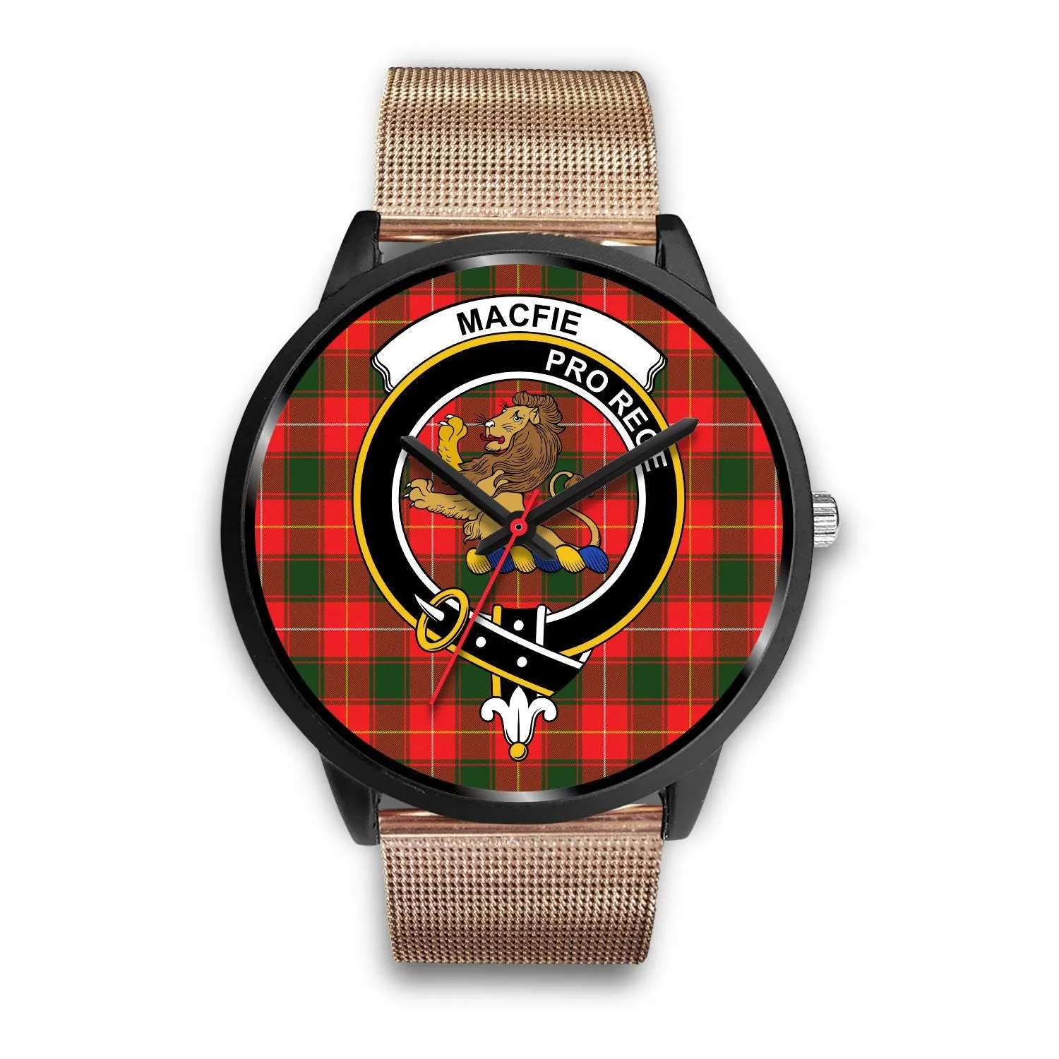 Macfie Clan Badge Tartan Black Watch