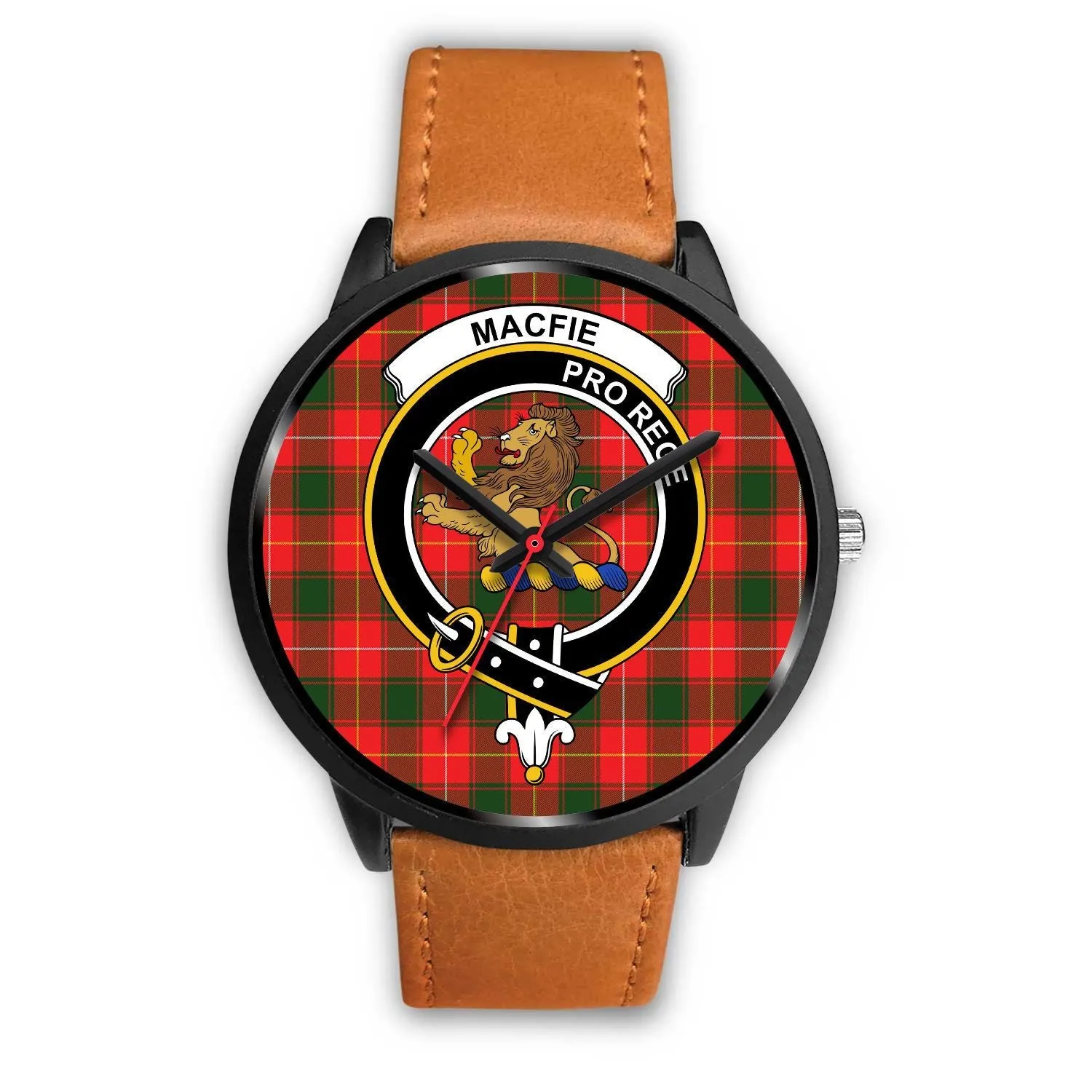 Macfie Clan Badge Tartan Black Watch