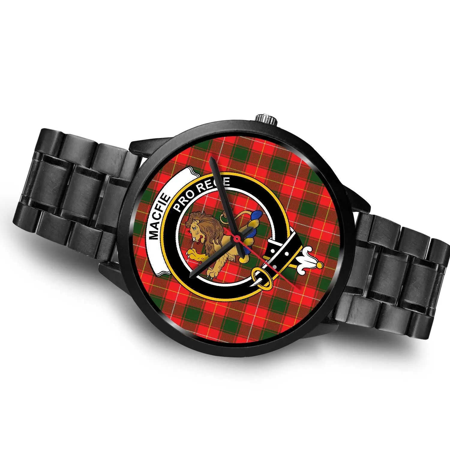 Macfie Clan Badge Tartan Black Watch