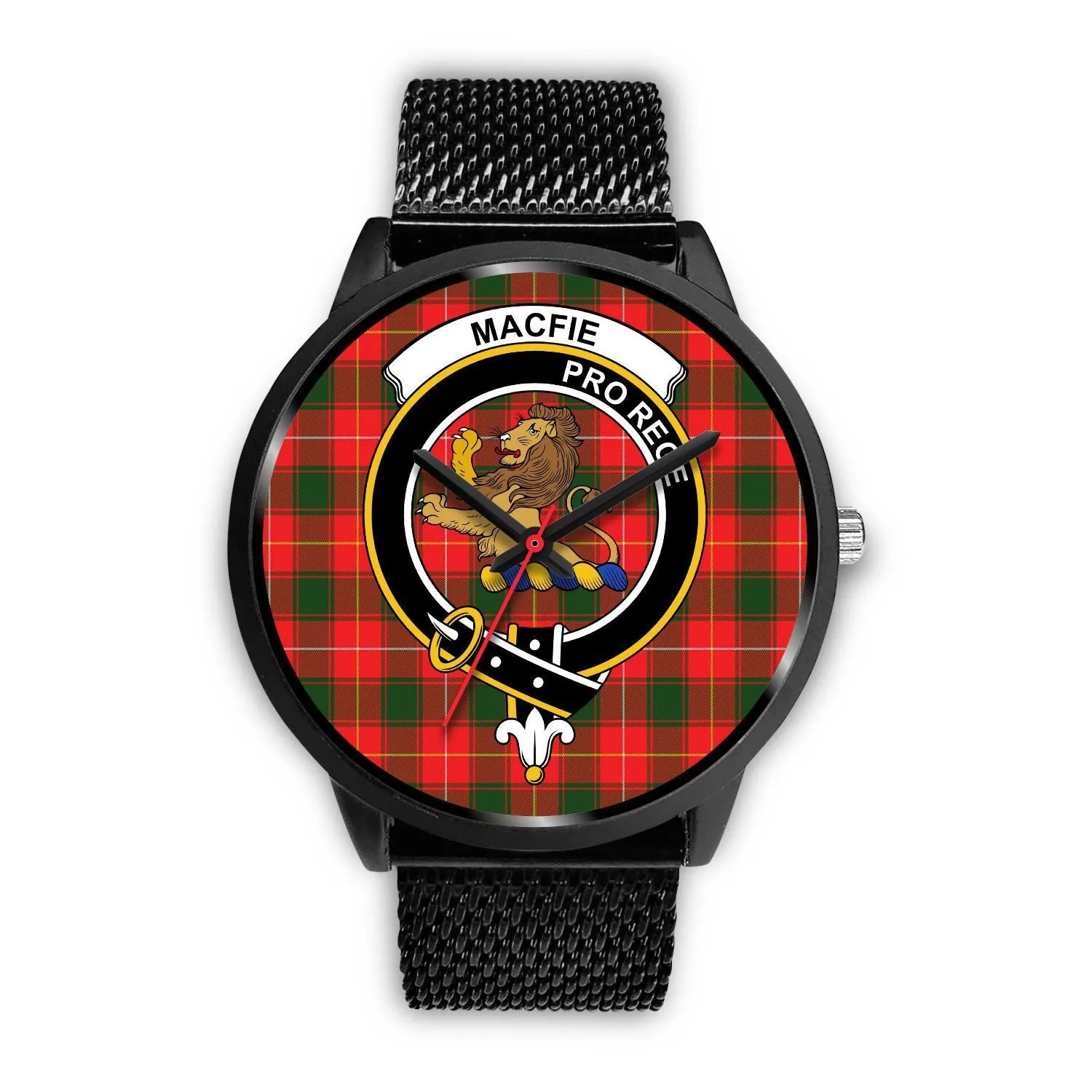 Macfie Clan Badge Tartan Black Watch