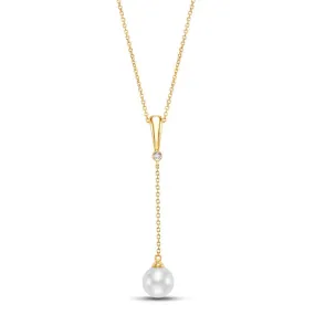 Mastoloni 8-8.5MM Pearl Drop Pendant in 14K Yellow Gold