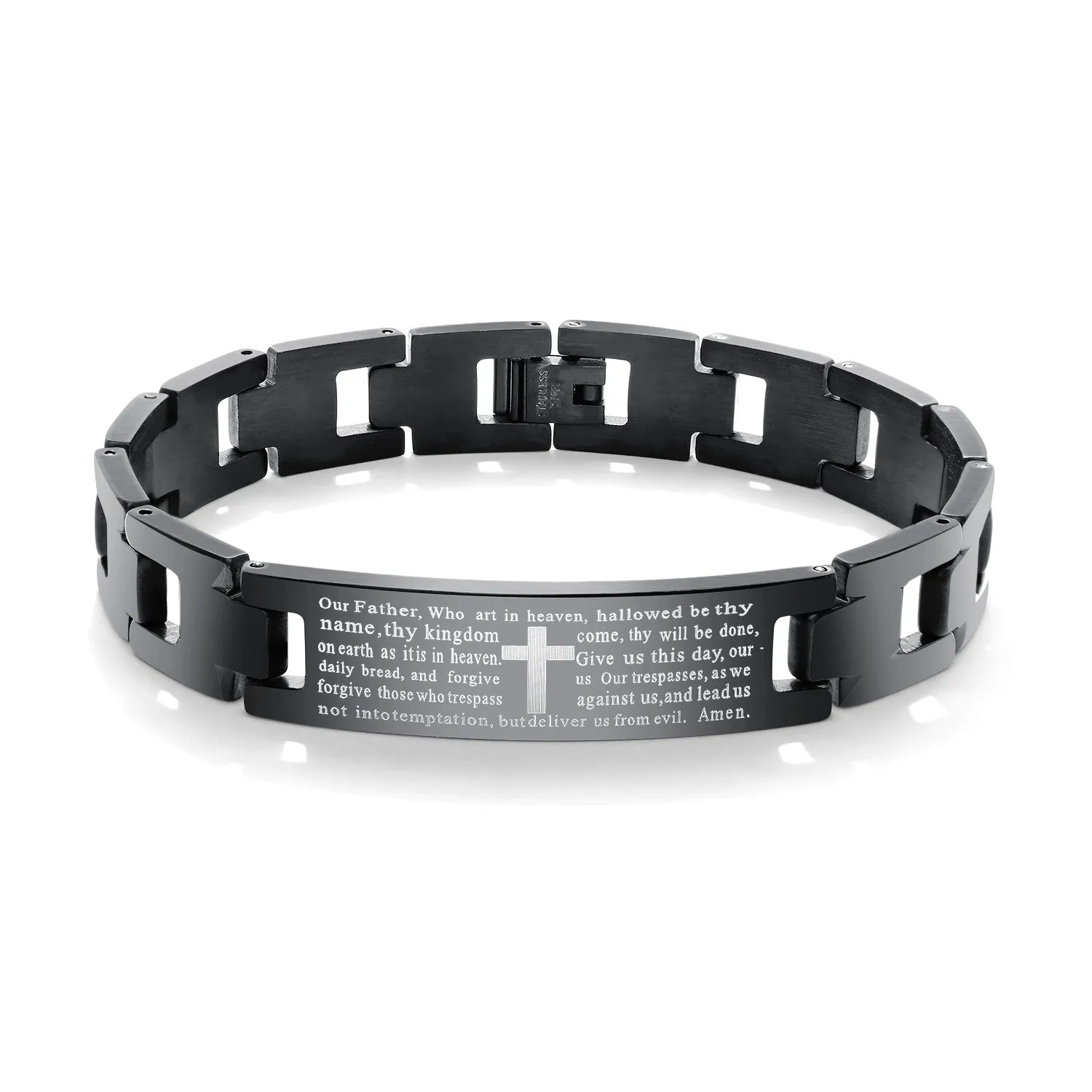 Men's Fashion God Cross Bracelet