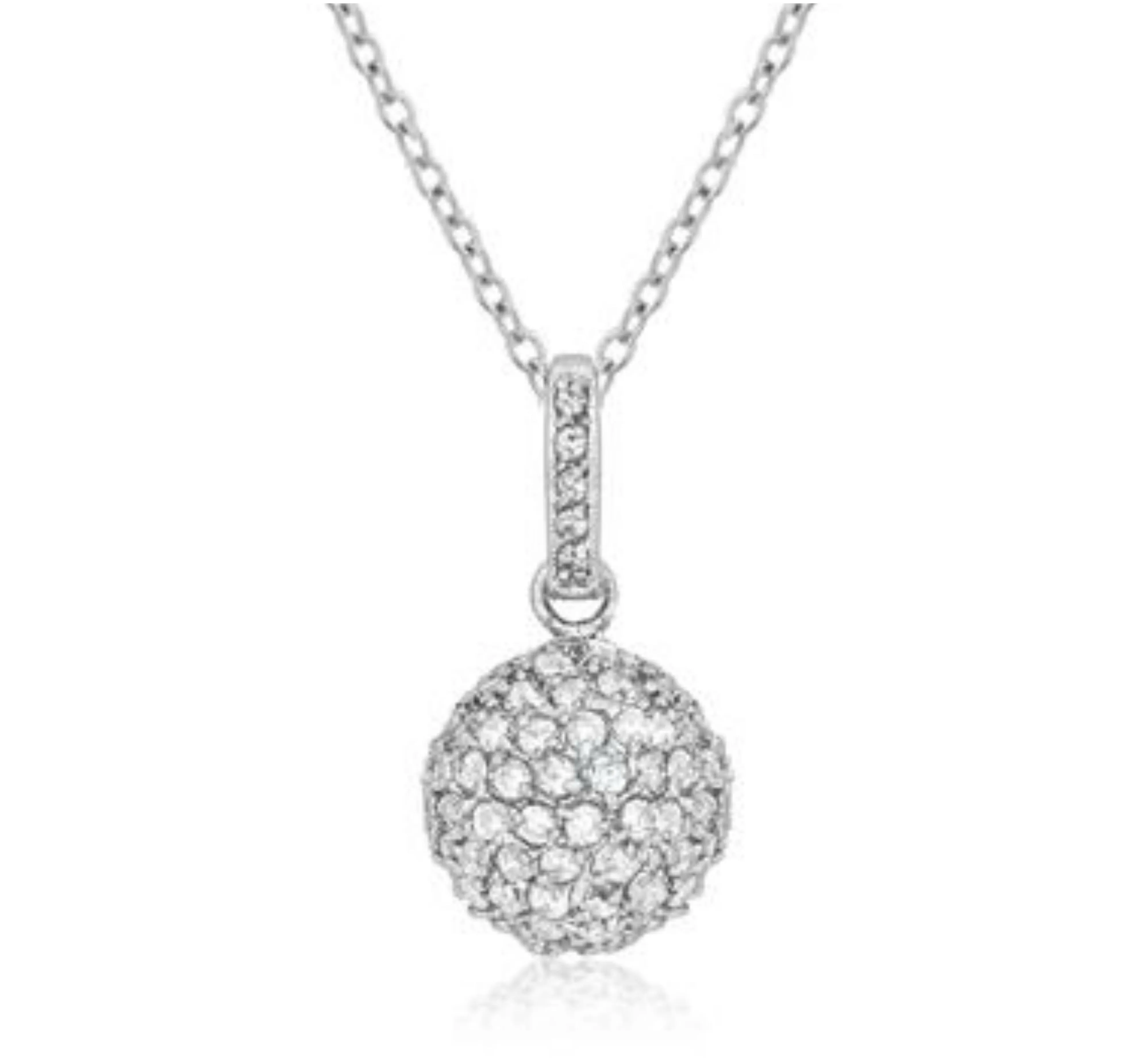 Mesa CZ Sphere CZ Pendant | 3ct