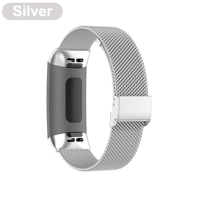 Metal Fitbit Charge 3 4 SE Band Strap For Fitbit Charge 2 Band Accessories Bracelet Milanese Strap For Smart Fitbit Wacthband