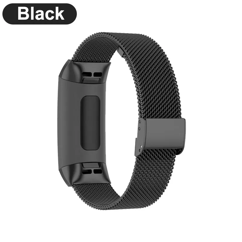 Metal Fitbit Charge 3 4 SE Band Strap For Fitbit Charge 2 Band Accessories Bracelet Milanese Strap For Smart Fitbit Wacthband