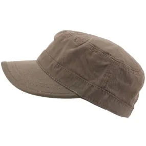 Military Cap - Brown