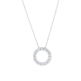 Mirage Circle Diamond Necklace 1/6ct