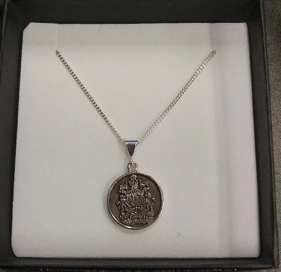 Necklace Pendant - Silver - Various Military Insignia