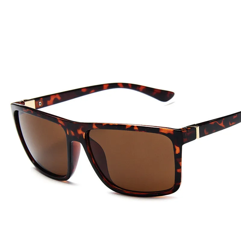 NEW Men's Square Large Frame Sunglasses