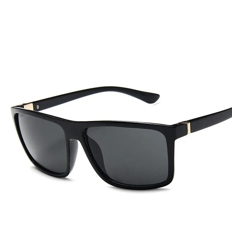 NEW Men's Square Large Frame Sunglasses