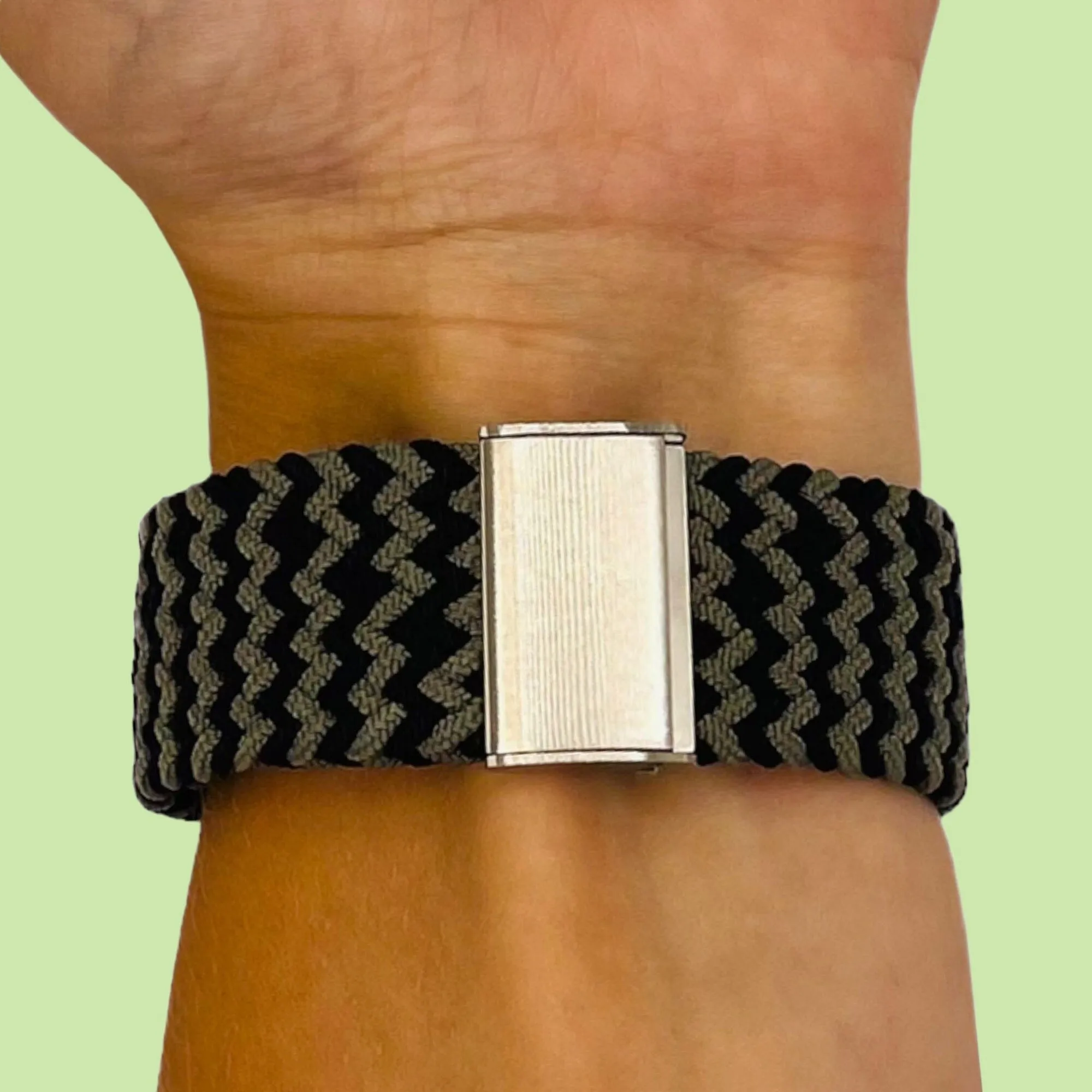 Nylon Braided Loop Watch Straps Compatible with the LG Watch