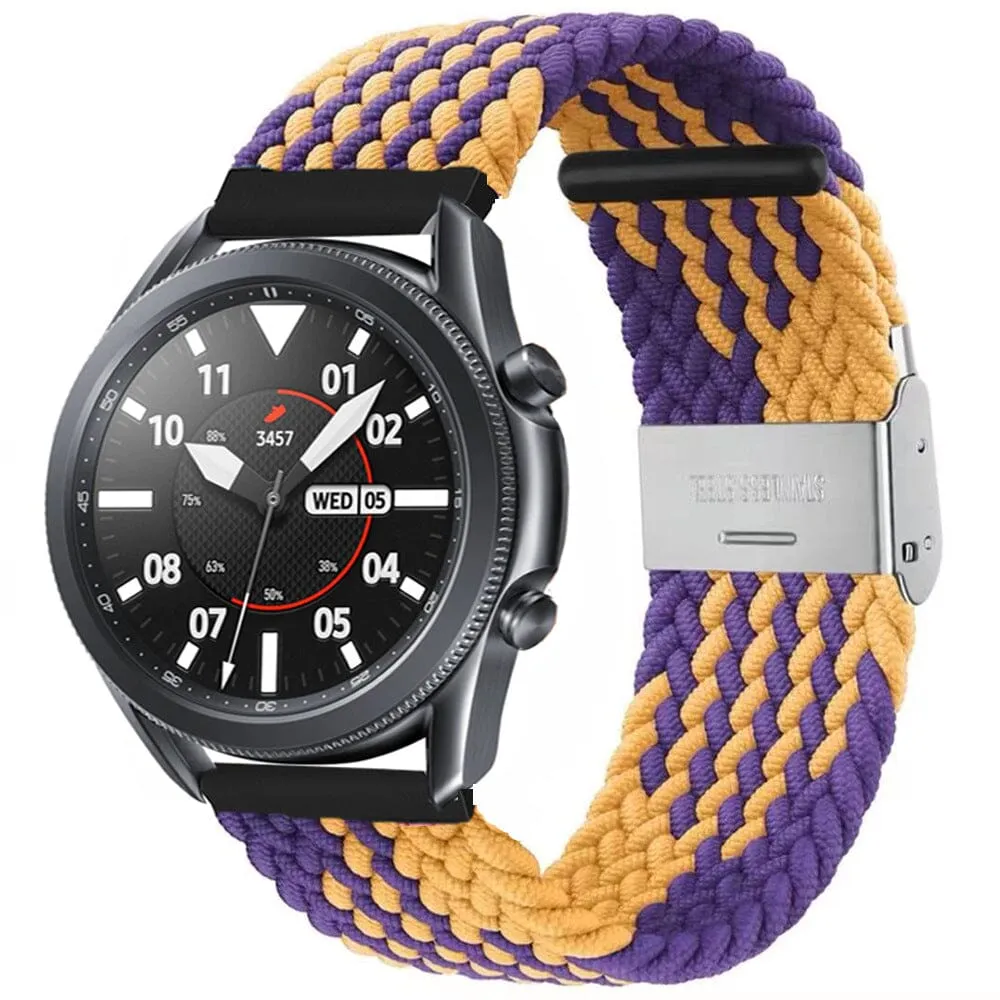 Nylon Braided Loop Watch Straps Compatible with the LG Watch