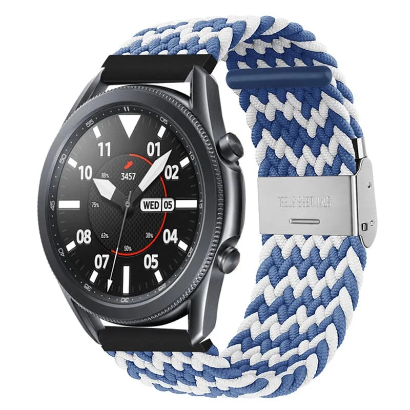 Nylon Braided Loop Watch Straps Compatible with the LG Watch