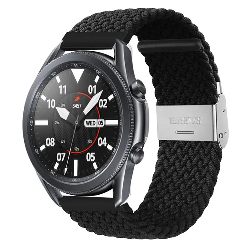 Nylon Braided Loop Watch Straps Compatible with the LG Watch