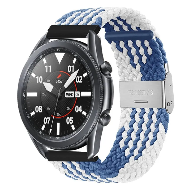 Nylon Braided Loop Watch Straps Compatible with the LG Watch