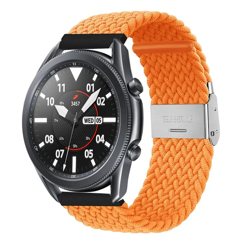 Nylon Braided Loop Watch Straps Compatible with the LG Watch