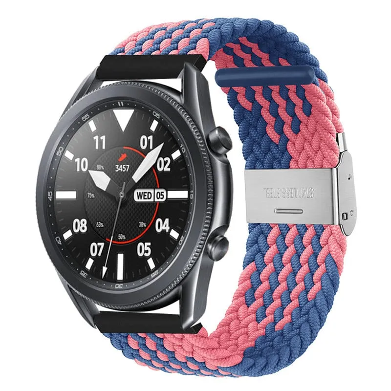 Nylon Braided Loop Watch Straps Compatible with the LG Watch