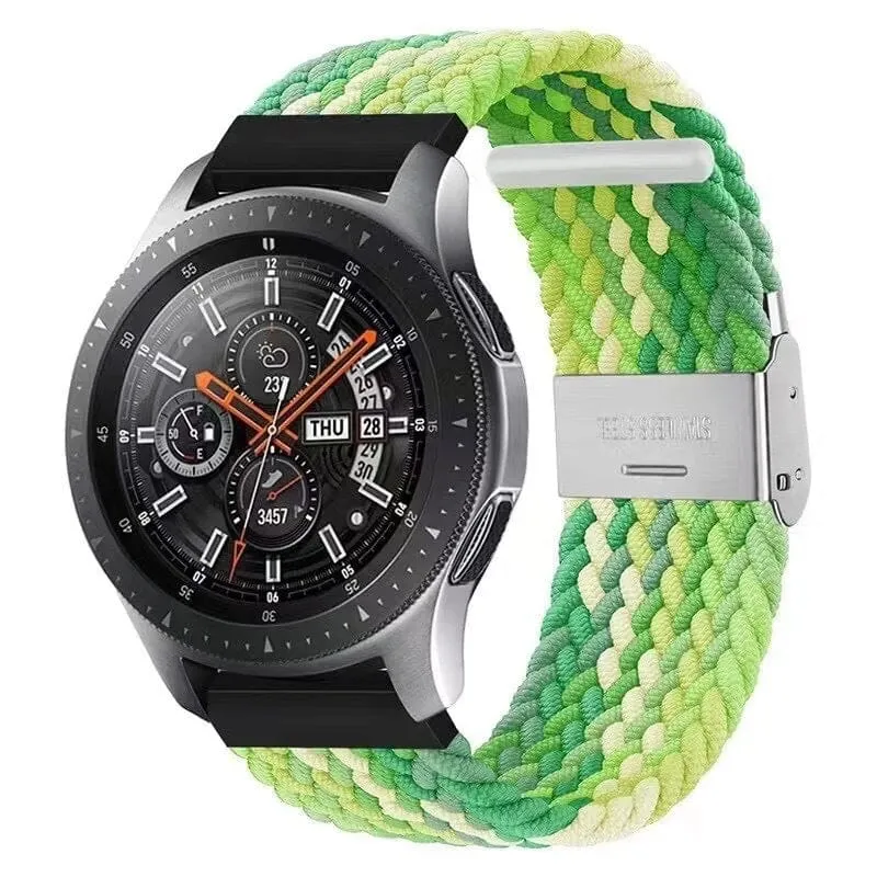 Nylon Braided Loop Watch Straps Compatible with the LG Watch