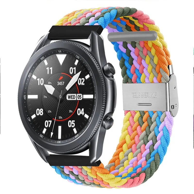 Nylon Braided Loop Watch Straps Compatible with the LG Watch