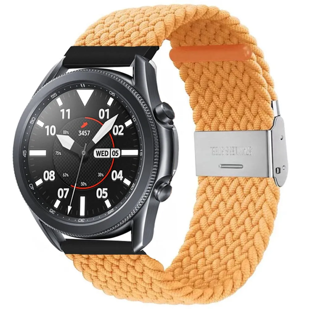 Nylon Braided Loop Watch Straps Compatible with the LG Watch