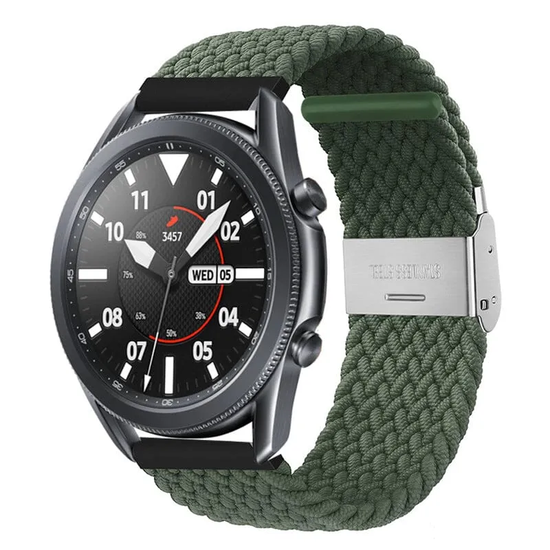 Nylon Braided Loop Watch Straps Compatible with the LG Watch