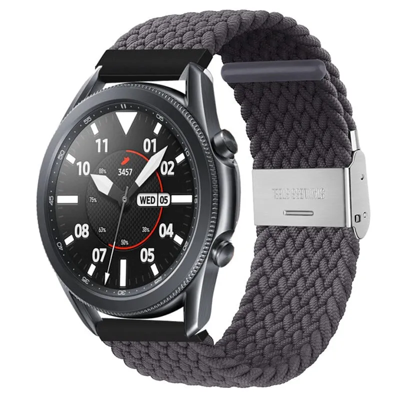 Nylon Braided Loop Watch Straps Compatible with the LG Watch