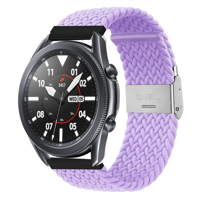 Nylon Braided Loop Watch Straps Compatible with the LG Watch