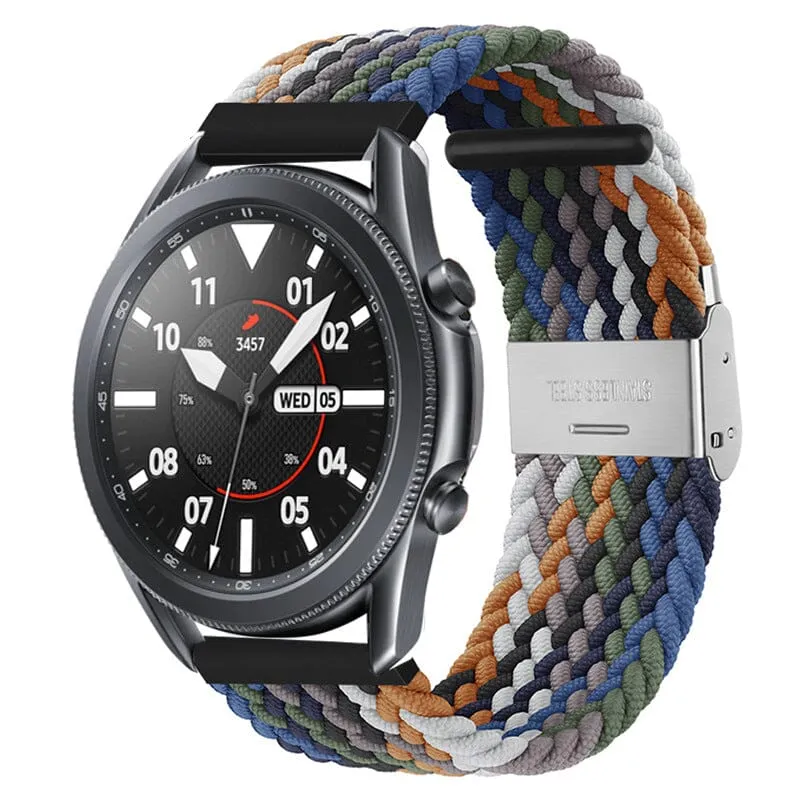 Nylon Braided Loop Watch Straps Compatible with the LG Watch